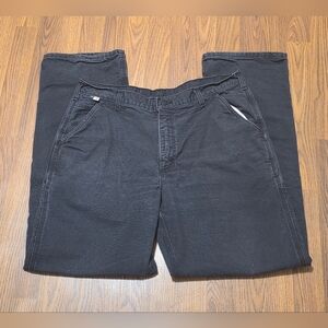 Carhartt Men’s FR Work Denim Cargo Pants 36x34 Black CAT 2 FR2112 Original C95